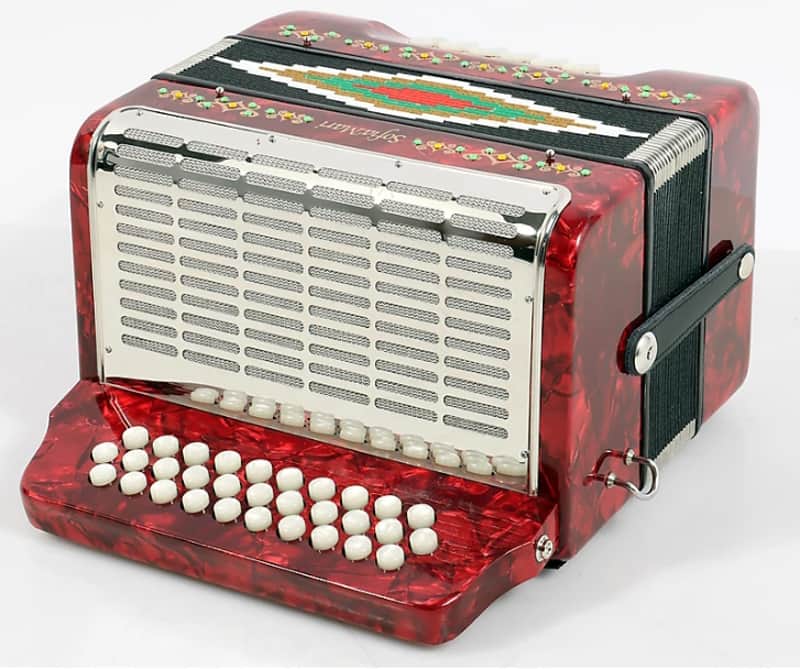 Sofiamari SM-3112 31 Button 12 Bass Accordion - G/C/F 2010s - Red Pearl image 1