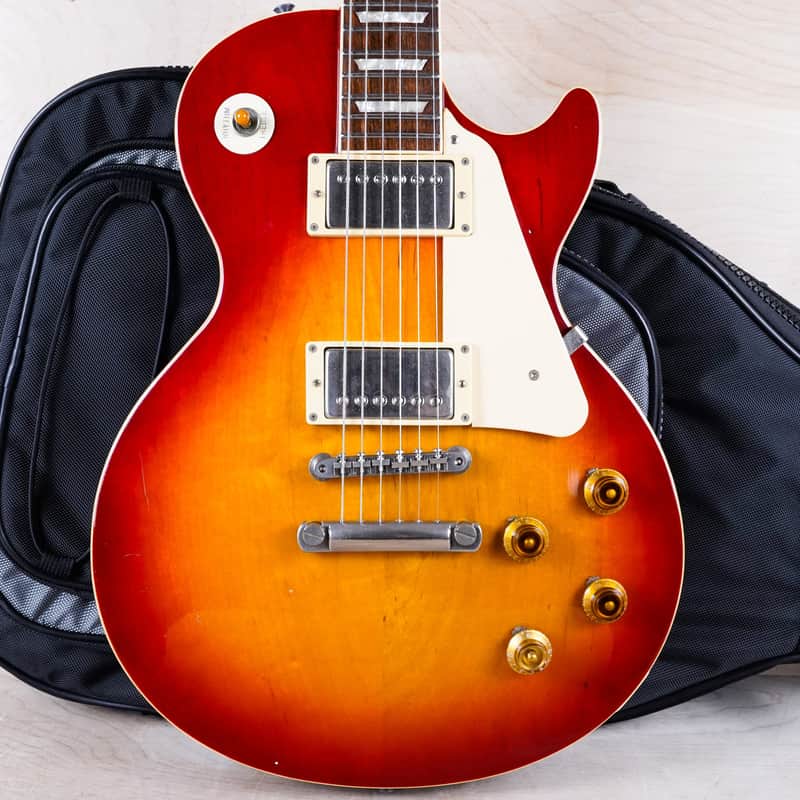 Burny Super Grade RLG-50 '59 Model MIJ 1985 Cherry Sunburst Vintage Japan w/ Bag image 1