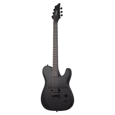 Schecter PT Black Ops, Satin Black Open Pore - Electric Guitar image 10