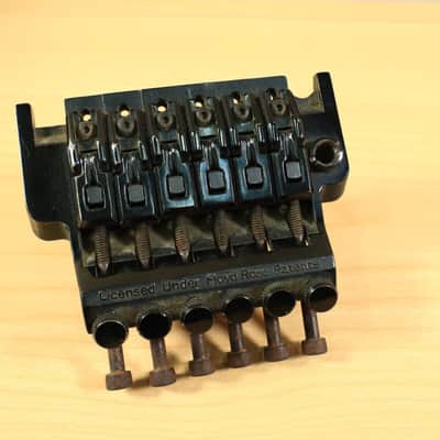 (6) String Lock Insert Block Ibanez Lo Pro Edge Tremolo Bridge Floyd Rose Black image 6