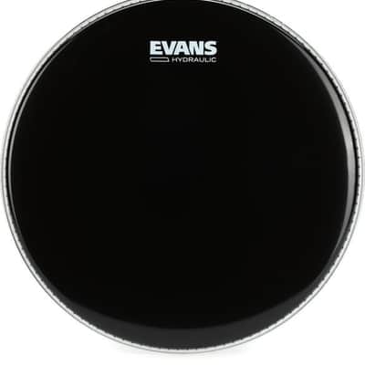 Evans Hydraulic Black Drumhead - 13 inch image 2