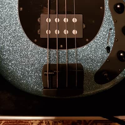 Ernie Ball Music Man StingRay Special 4 HH with Roasted Maple Fretboard 2018 - Present - Firemist Silver image 2