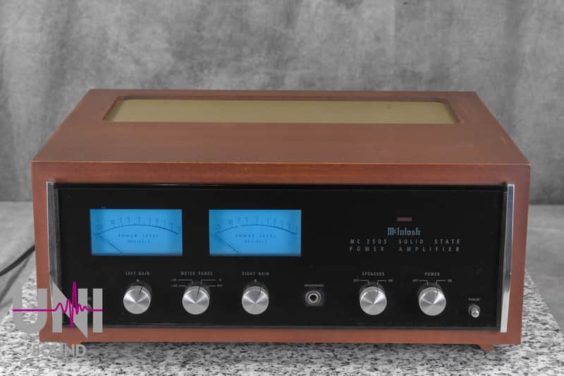 McIntosh MC2505 パワーアンプ 本体 McIntosh MC2505 50-Watt Stereo Solid State Power Amplifier | Reverb