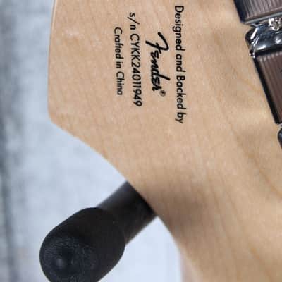 Squier Paranormal Custom Nashville Stratocaster Electric Guitar Aztec Gold image 13