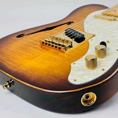 Fender Telecaster Thinline Select 2013 - Violin Burst image 9