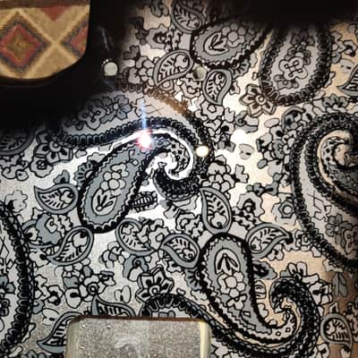 Stratocaster Style Black Paisley Guitar Body New image 9