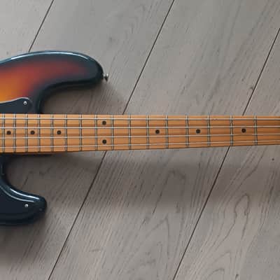 Maya Telecaster Bass Lipstick Pickup 1970s Sunburst image 2