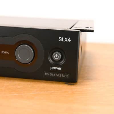 Shure SLX4 Wireless Receiver - H5 Band: 518-542 MHz (NO POWER SUPPLY) CG01YDV image 4