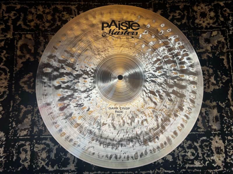 Paiste 20" Masters Dark Crisp Ride Cymbal - Traditional image 1