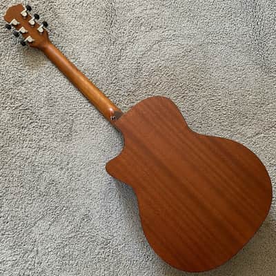 Luna Tattoo 40 Inch Acoustic Guitar, Mahogany Body, Mahogany Neck, Rosewood Fingerboard image 15