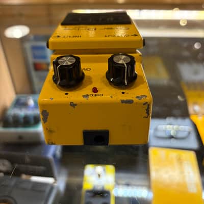 Boss OD-1 Over Drive (Black Label) 1977 - 1985 - Yellow image 4