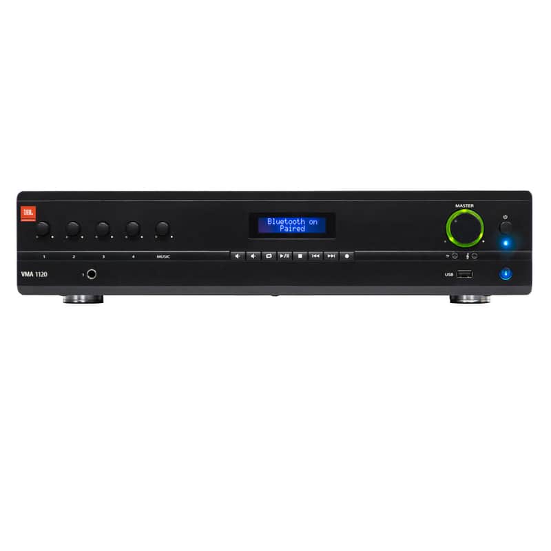 JBL VMA1120 5-Input Commercial Powered Mixer with Bluetooth image 1