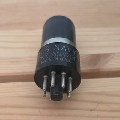NOS KEN-RAD VT-231 6SN7GT – CKR US NAVY – Bottom D Getter – Weapons Grade – Audiophile Tube image 3