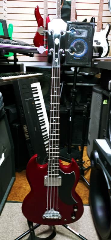 Epiphone SG 4 String Bass 2007 Glossy Maroon image 1