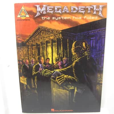 Megadeth The System Has Failed Sheet Music Song Book Songbook Guitar Tab Tablature image 1