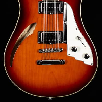 Duesenberg Double Cat 12-String Vintage Burst (548) image 3