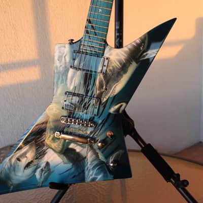 ESP ESP EX Sharks Custom Shop NAMM exhibition model 2008 Sharks custom image 5