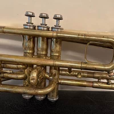 CG Conn Perfected Wonder Cornet 1907 W/ Original Case PLAYER image 11