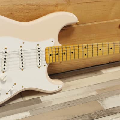 Fender Custom Shop LTD 70th Anniversary 1954 Hardtail Stratocaster DLX Closet Classic - Super/Super Faded Aged Shell Pink image 1