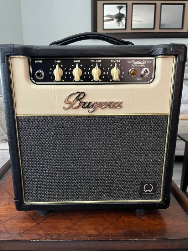 Bugera V5-INFINIUM 5W 1x8 Guitar 5W Combo 2010s - Black/Cream image 1