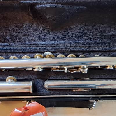 Armstrong 104 Student Model Flute with C Foot, Offset G - Silver-Plated image 4
