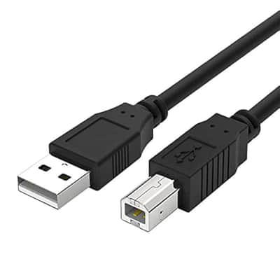 Usb B Midi Cable Usb Cable Compatible With Novation Launchpad Pro, Launchpad Mk2,Launchkey 37 [Mk3],Launchkey 49 61 Midi Keyboard Controller,Launch Control Xl Mkii,Xenyx 302Usb 10 Feet