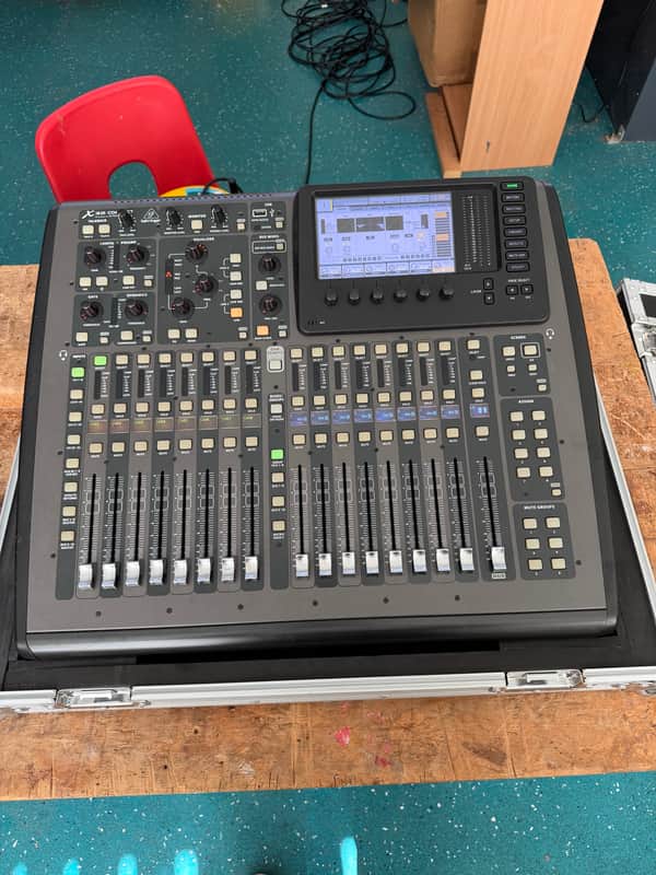 Behringer X32 Compact Digital Mixer with Custom Flight Case and Soft Carry Case image 1