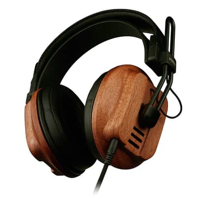 Fostex T60RP Planar Magnetic Audiophile Headphones with Mahogany Housings - Mahogany image 4