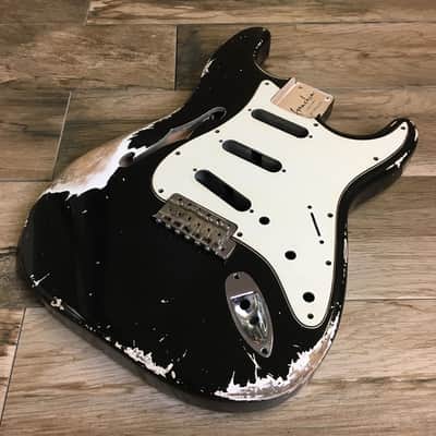 Made to Order - FRANCHIN Mercury F guitar body Relic Aged 100% Nitro Lacquer (Sunburst/ Black/ White/ Blue/ Green/ Yellow/ Red/ Pink/ Burgundy/ Purple/ Gold/ Silver, etc.) Basswood Poplar Stratocaster-Strat-S-Style F-hole Thinline Made in Italy image 11
