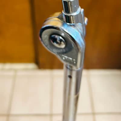 Vintage Tama Red Label Single Braced Straight Cymbal Stand - 2 Tiered image 8