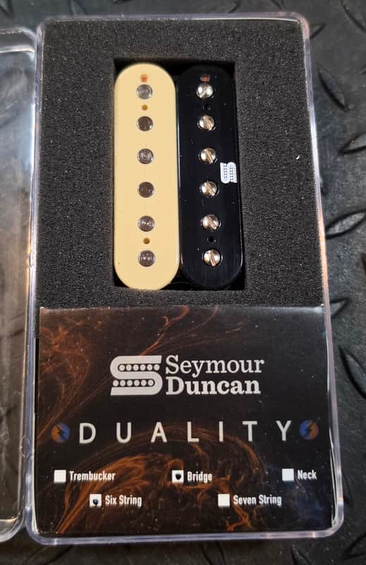 Seymour Duncan Duality Bridge Humbucker 2010s - Reverse Zebra 11106-74-RZ Pickup image 1