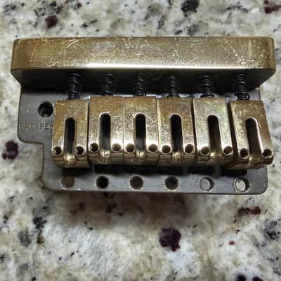 DiMarzio Brass Tremolo Bridge For Stratocaster by Gary Kahler 80s image 1