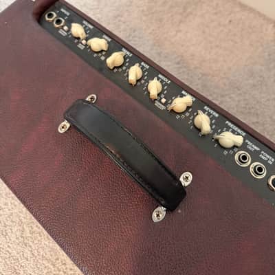 Fender Hot Rod Deluxe III "Creamy Wine Two-Tone" FSR Limited Edition 3-Channel 40-Watt 1x12" Guitar Combo 2014 - Wine Red / Cream image 4