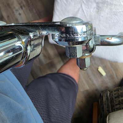 Ludwig Double Tom Holder/Arms 781-2  60s-70s - Chrome image 9