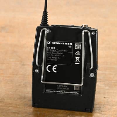 Sennheiser SK 100 G3 Wireless Bodypack Transmitter A Range: 516-558 MHz CG0118D image 6