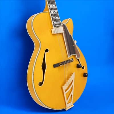 D'Angelico Excel SS Soho Single Cutaway Thinline Hollow Body, Amber* w/Gig Bag DAESSSAMBGT image 5