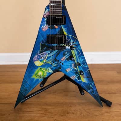 Dean Dave Mustaine VMNT Graphic Flying V Electric Guitar – Rare Discontinued Model image 3