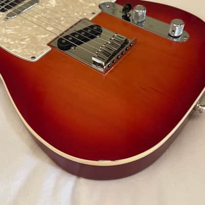 Vintage 2005 Fender American Deluxe Telecaster Rosewood Fretboard - Cherry Sunburst - Free Pro Setup image 19