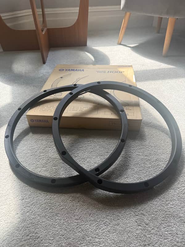 Yamaha Vintage Snare Hoops 14” 10 hole - Black image 1