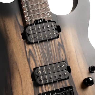 Cort KX500-NBB KX Series Pale Moon Ebony Top Roasted Maple D Shape Neck 6-String Electric Guitar image 5