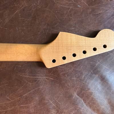 Musikraft Strat Neck 60s Oval C, Roasted Maple with Pao Farro, Aged Oil Finish NEW image 8