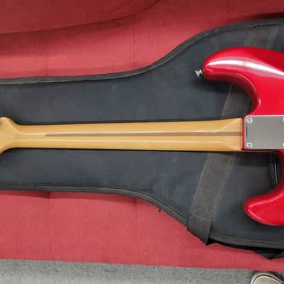 Fender California Stratocaster with Maple Fretboard with Gigbag 1997 - Candy Apple Red image 17