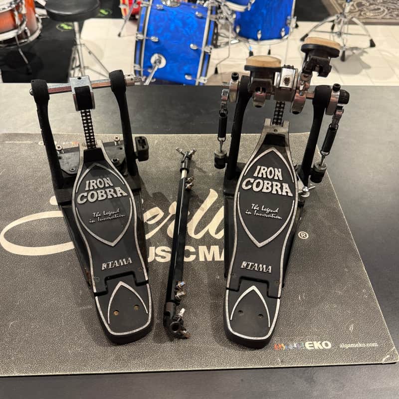 Tama Iron Cobra HP900RSN Rolling Glide Double Pedal 2010s - Black image 1