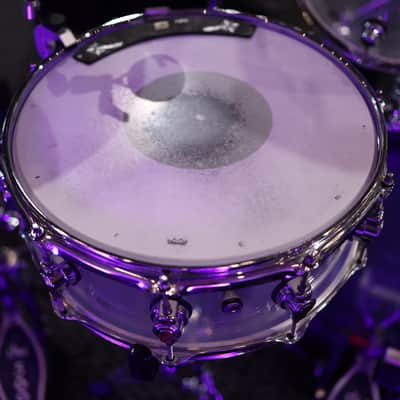DW Design Series Acrylic 8x10/9x12/14x16/18x22/5.5x14" 5pc Shell Pack 2015 - Present - Clear Acrylic image 10