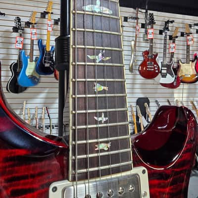 PRS McCarty Electric Guitar - Fire Red Wrap w/OHSC & PLEK*D #317 image 4
