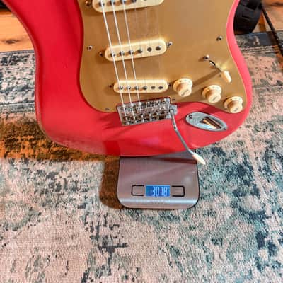 Fender Vintera Road Worn '50s Stratocaster 2020 - 2021 Fiesta Red image 5