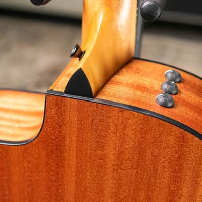 Taylor 114ce Grand Auditorium Acoustic/Electric Guitar - Sapele with Gig Bag image 8