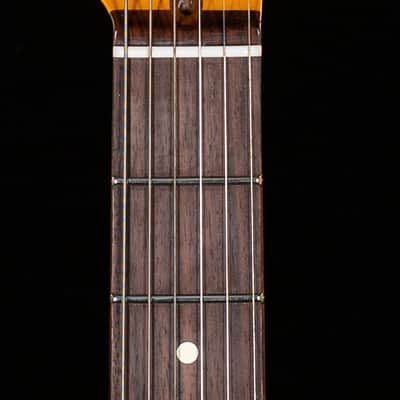 Fender American Professional Classic Stratocaster HSS Rosewood Fingerboard Faded Sherwood Green Metallic (615) image 5