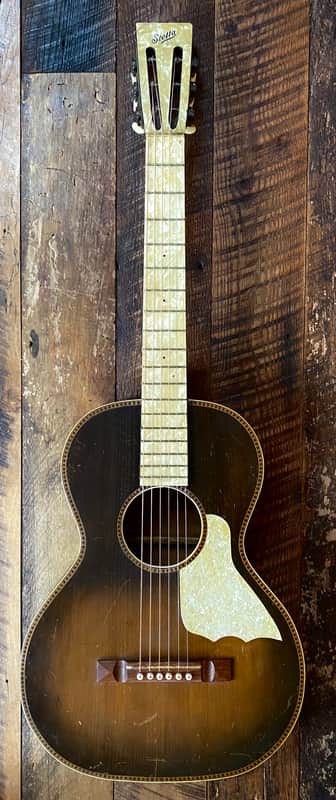 1930s Stella (Oscar Schmidt) Pearloid Concert Guitar - Stella DeLuxe Model 570 image 1