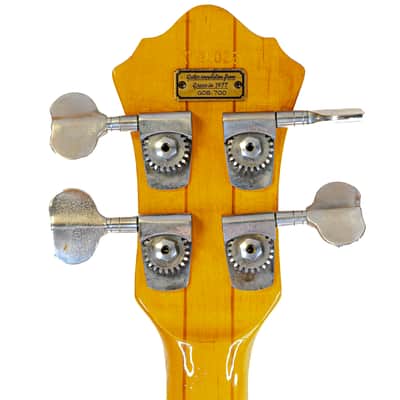 1978 Greco GOB700 “Speedway” Electric Bass w/ Neck Through Construction, Hybrid Bone/Brass Nut, Gigbag image 9